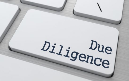 Due Diligence on White Keyboard Button on Computer Keyboard.